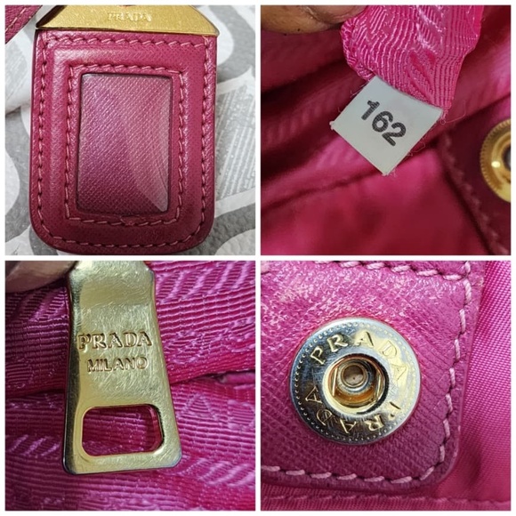 Authentic Prada Nylon Tessuto Tote Bag Pink - Picture 4 of 15